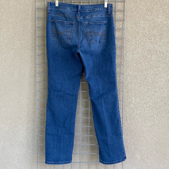 Perfect Fit Straight Leg Classic Blue Jeans - Picture 3 of 7